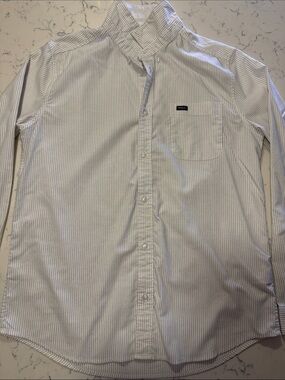 RVCA striped button down shirt